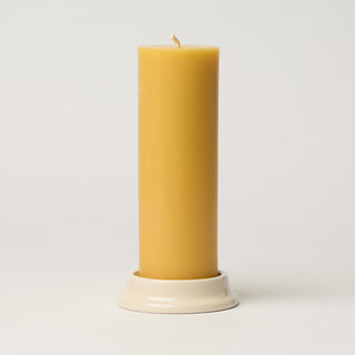 Pillar Candle Holder, Raffia
