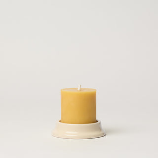 Pillar Candle Holder, Raffia