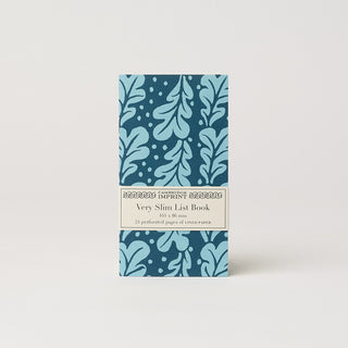 Very Slim List Book, Quercus Midnight