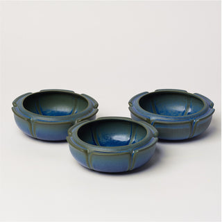 Large Flower Dish, Lapis