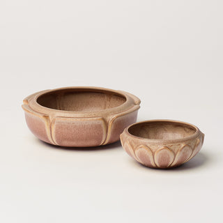 Flower Dish Set, Hazelnut