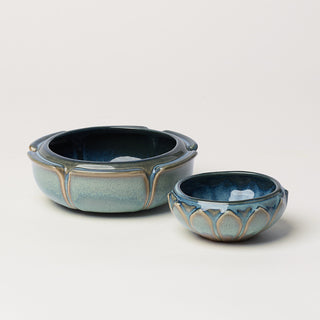 Flower Dish Set, Sea Mist