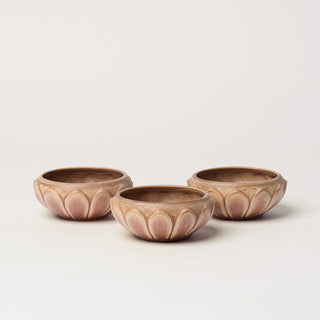 Small Flower Dish, Hazelnut