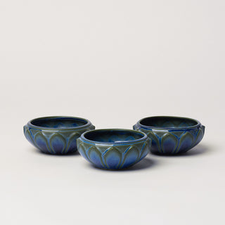 Small Flower Dish, Lapis