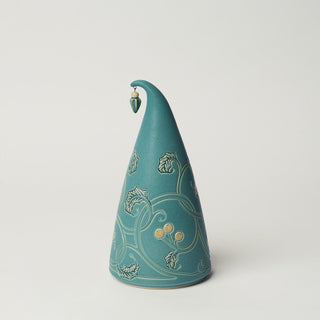 Hand-thrown ceramic Christmas tree by Rookwood Pottery