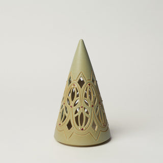 Hand-thrown ceramic Christmas tree by Rookwood Pottery