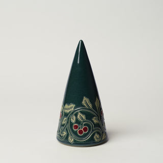 Hand-thrown ceramic Christmas tree by Rookwood Pottery