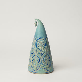 Hand-thrown ceramic Christmas tree by Rookwood Pottery