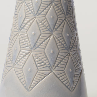 Close-up details of hand-thrown ceramic holiday tree