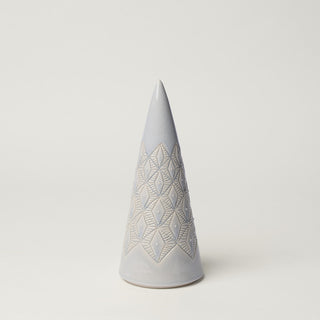 Hand-thrown ceramic Christmas tree by Rookwood Pottery