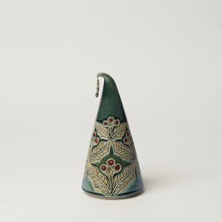 Hand-thrown ceramic Christmas tree by Rookwood Pottery