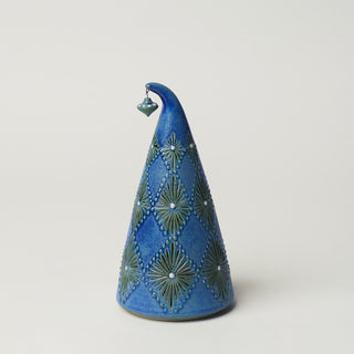 Hand-thrown ceramic Christmas tree by Rookwood Pottery