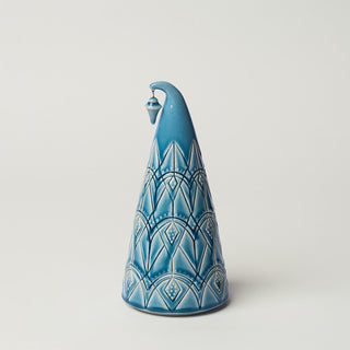 Hand-thrown ceramic Christmas tree by Rookwood Pottery