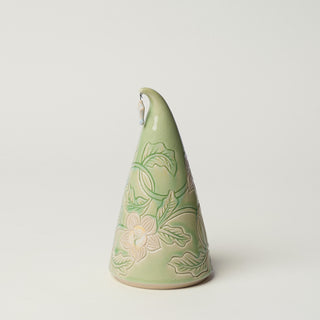 Hand-thrown ceramic Christmas tree by Rookwood Pottery