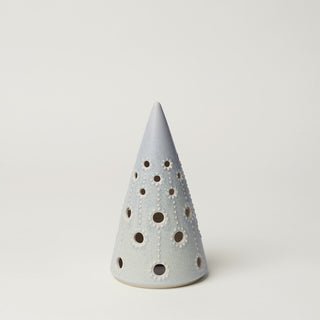 Hand-thrown ceramic Christmas tree by Rookwood Pottery