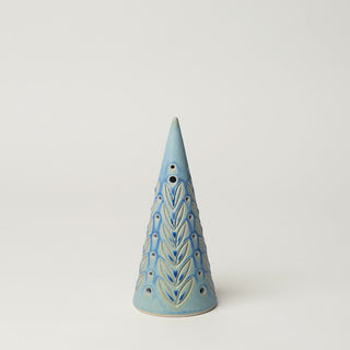 Hand-thrown ceramic Christmas tree by Rookwood Pottery