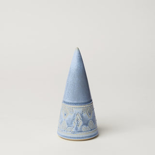Hand-thrown ceramic Christmas tree by Rookwood Pottery