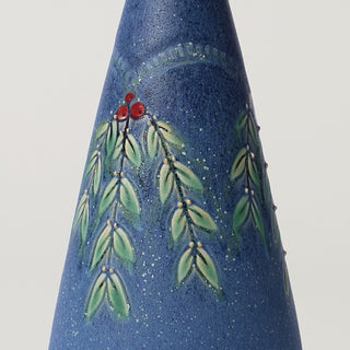 Hand-thrown ceramic Christmas tree by Rookwood Pottery