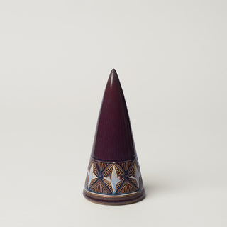 Hand-thrown ceramic Christmas tree by Rookwood Pottery