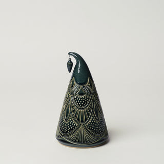 Hand-thrown ceramic Christmas tree by Rookwood Pottery