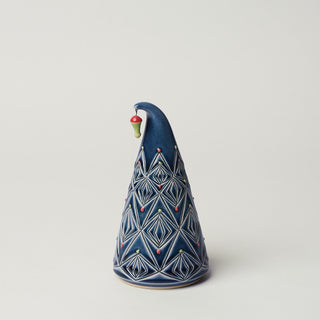 Hand-thrown ceramic Christmas tree by Rookwood Pottery