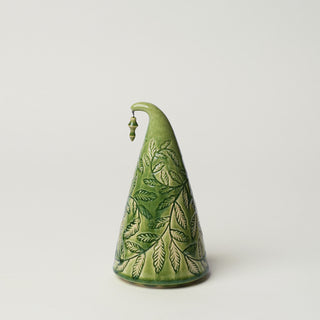 Hand-thrown ceramic Christmas tree by Rookwood Pottery