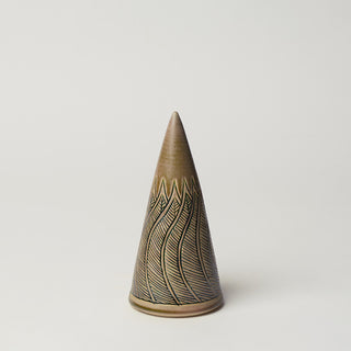 Hand-thrown ceramic Christmas tree by Rookwood Pottery