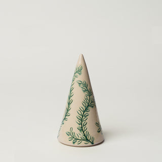 Hand-thrown ceramic Christmas tree by Rookwood Pottery