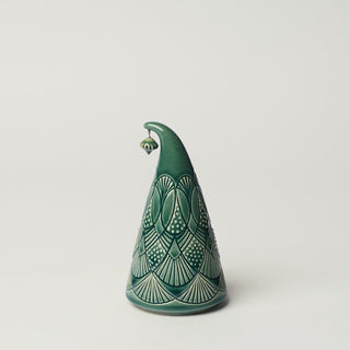 Hand-thrown ceramic Christmas tree by Rookwood Pottery