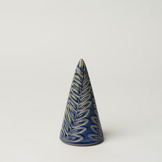 Hand-thrown ceramic Christmas tree by Rookwood Pottery
