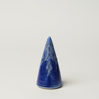 Hand-thrown ceramic Christmas tree by Rookwood Pottery