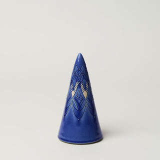 Hand-thrown ceramic Christmas tree by Rookwood Pottery