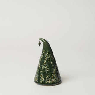 Hand-thrown ceramic Christmas tree by Rookwood Pottery