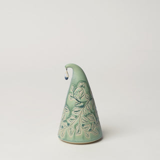 Hand-thrown ceramic Christmas tree by Rookwood Pottery