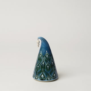 Hand-thrown ceramic Christmas tree by Rookwood Pottery