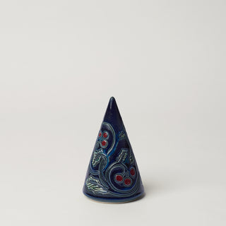 Hand-thrown ceramic Christmas tree by Rookwood Pottery