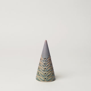 Hand-thrown ceramic Christmas tree by Rookwood Pottery