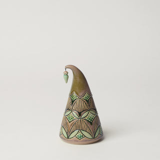 Hand-thrown ceramic Christmas tree by Rookwood Pottery
