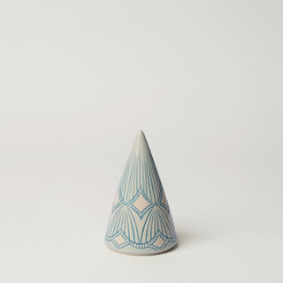 Hand-thrown ceramic Christmas tree by Rookwood Pottery