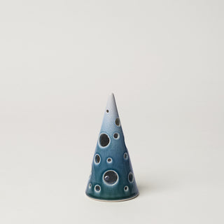 Hand-thrown ceramic Christmas tree by Rookwood Pottery