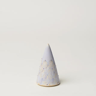 Hand-thrown ceramic Christmas tree by Rookwood Pottery