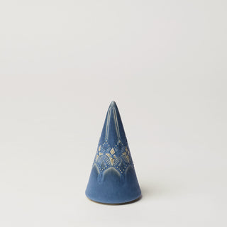 Hand-thrown ceramic Christmas tree by Rookwood Pottery