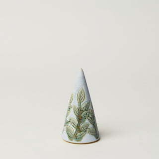 Hand-thrown ceramic Christmas tree by Rookwood Pottery