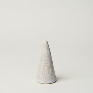 Hand-thrown ceramic Christmas tree by Rookwood Pottery
