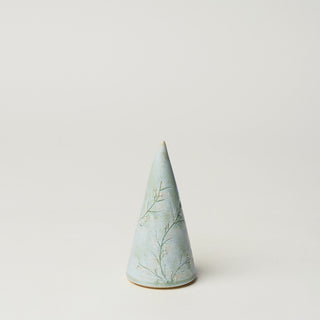 Hand-thrown ceramic Christmas tree by Rookwood Pottery