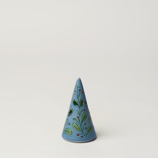 Hand-thrown ceramic Christmas tree by Rookwood Pottery