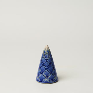 Hand-thrown ceramic Christmas tree by Rookwood Pottery