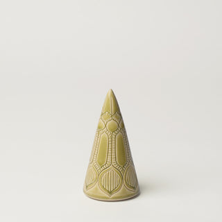 Hand-thrown ceramic Christmas tree by Rookwood Pottery