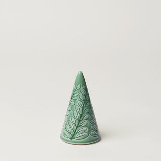 Hand-thrown ceramic Christmas tree by Rookwood Pottery
