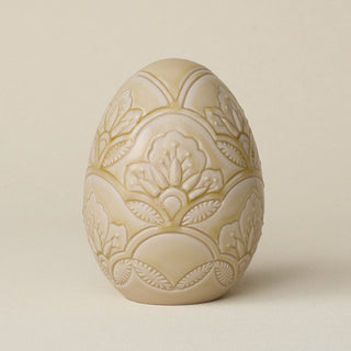 Handcrafted ceramic egg by Rookwood Pottery